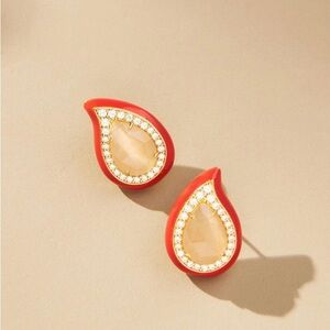 2 for $15! Anthropologie Earrings Diamond Teardrop Style